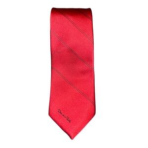 Oscar de la Renta Classic Red Tie